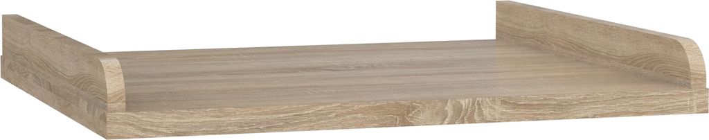 Wickelaufsatz >WINNIE< für Kommode, in Sonoma Eiche Nachbildung - 79,9x92x65,7cm (B/H/T)