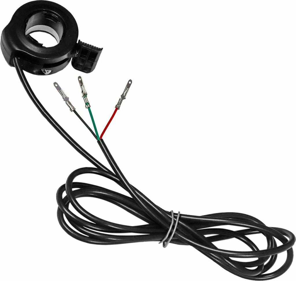 Daumengas 3-polig Typ 2 12/24/36/48 V E-Scooter E-Bikes HMParts