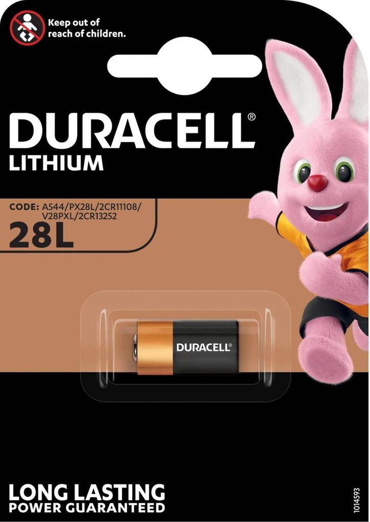 Duracell Photo 28L, tlenek niklu (NiOx), cylindryczny, 6 V, Zdjęcie produktu 