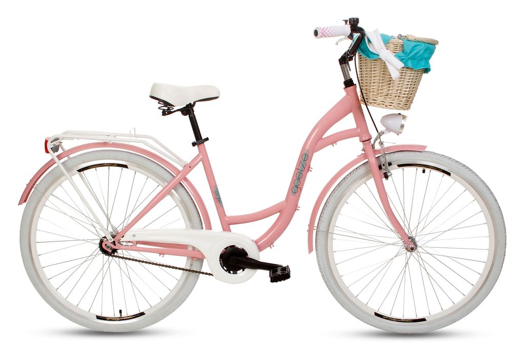 Goetze Style 28 Zoll 1 3 Gang Shimano Tiefeinstieger Damen City Bike mit Korb 