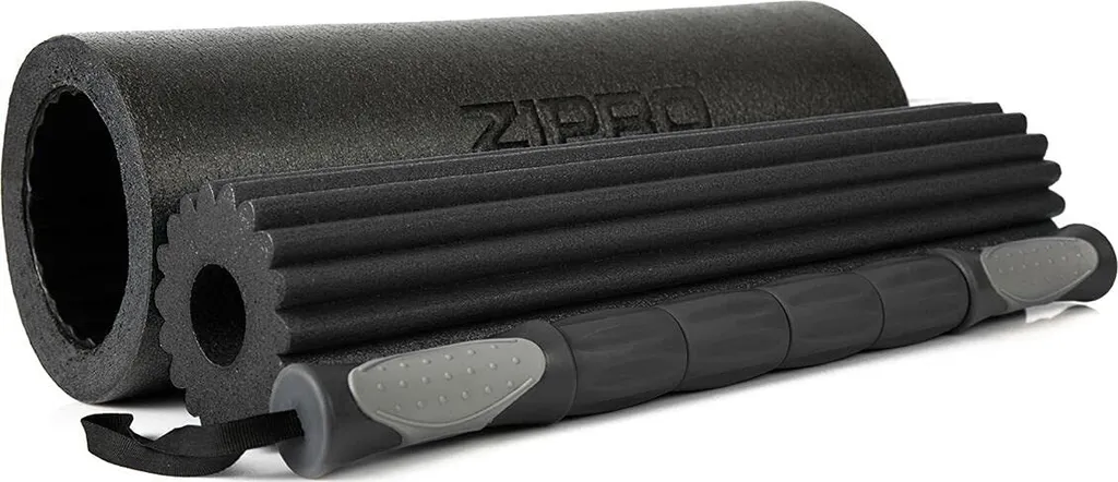 Rouleau de Massage Fascial ZIPRO : Finies les Douleurs Musculaires 3 en 1