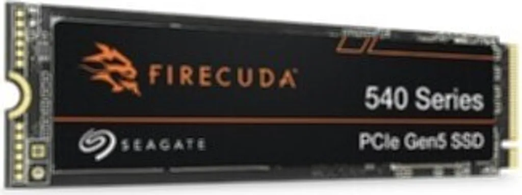 SSD Gaming Seagate FireCuda 540 1 To M.2 pour des Chargements Rapides