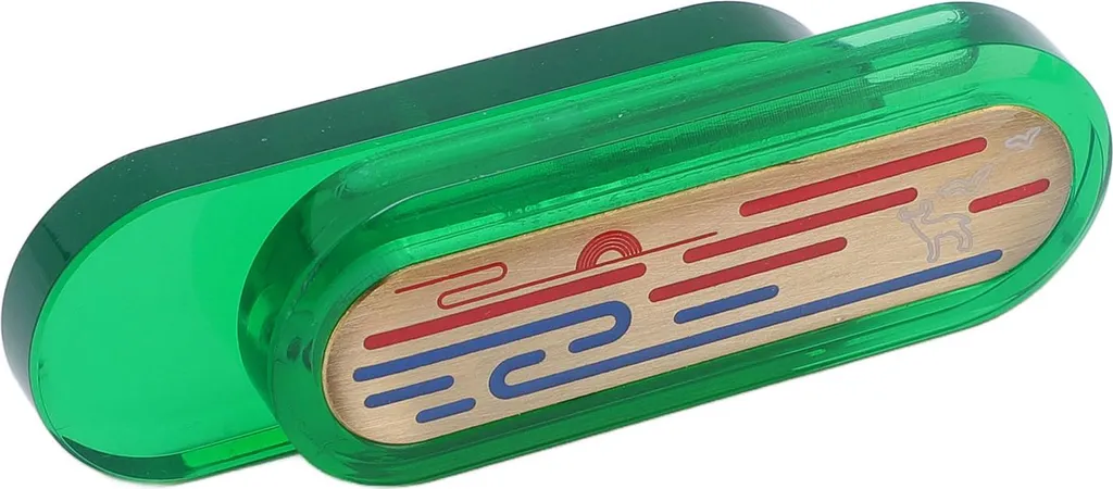 Fidget Slider Laiton & Acrylique - Mécanisme Push de Poche, Haptique - 5
