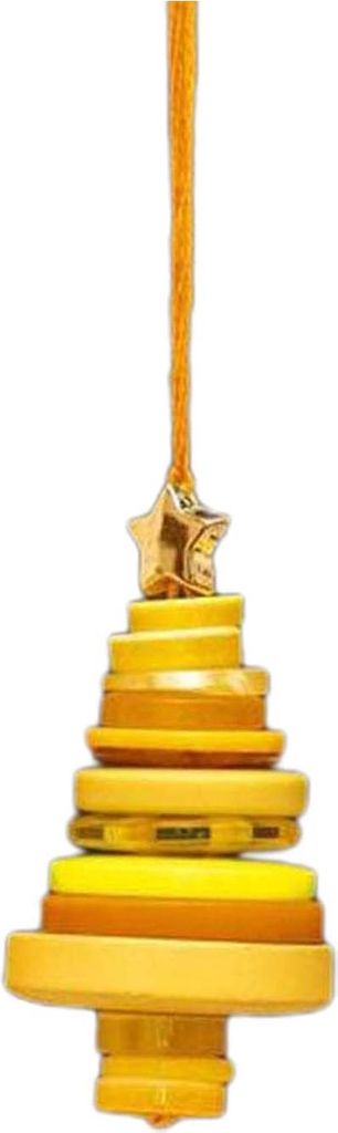 DIY-Weihnachtsbaumschmuck-Set mit grünen Knöpfen: Lustiges Bastelset zum Herstellen von Weihnachtsknöpfen, handgefertigte, gestapelte Knöpfe, W...