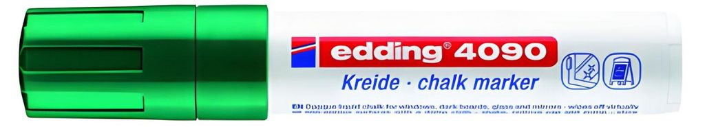 Kriedový popisovač edding 4090 zelený