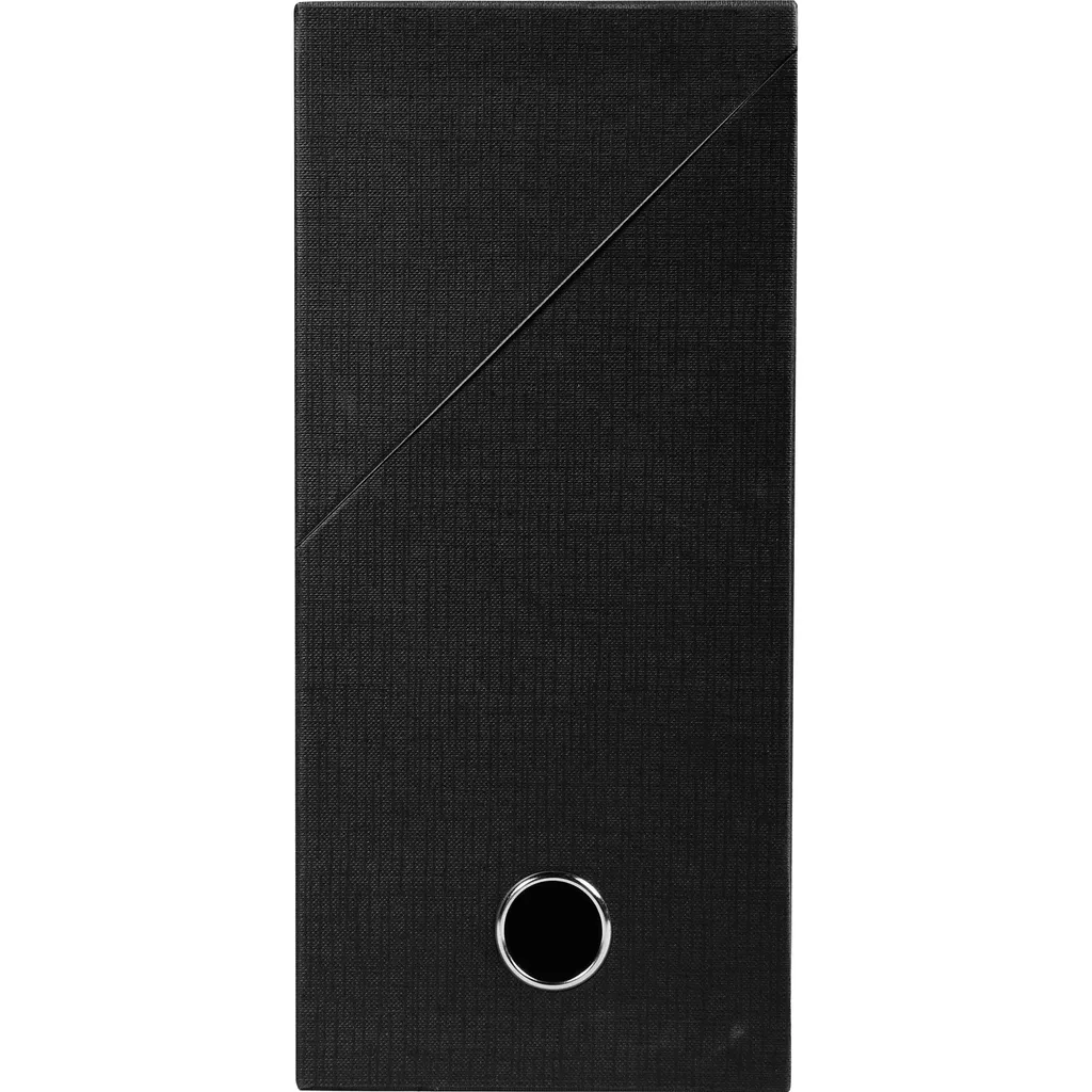 Archivage Durable Boîte de Transfert Dos 120mm Papier Toilé Noir x5