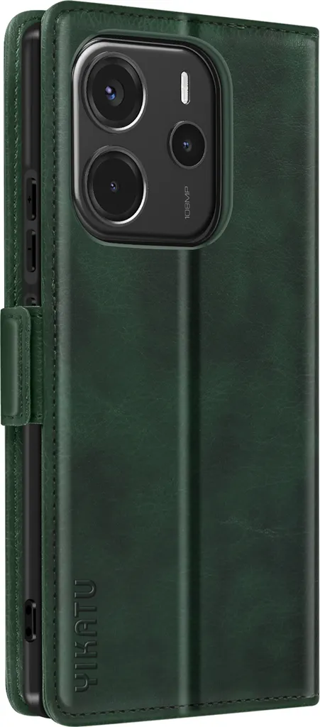 Avizar, cover per Xiaomi Redmi Note 14 4G supporto video, verde pino