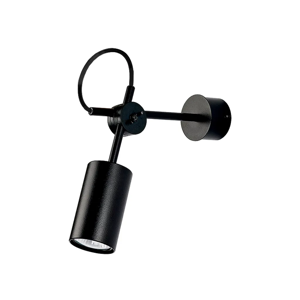 Applique LED orientable EYE noire en acier robuste Nowodvorski 6842