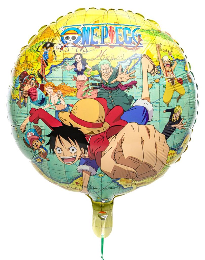 One Piece Mylar Folienballon Ø 43 cm als Partydeko & Merchandise