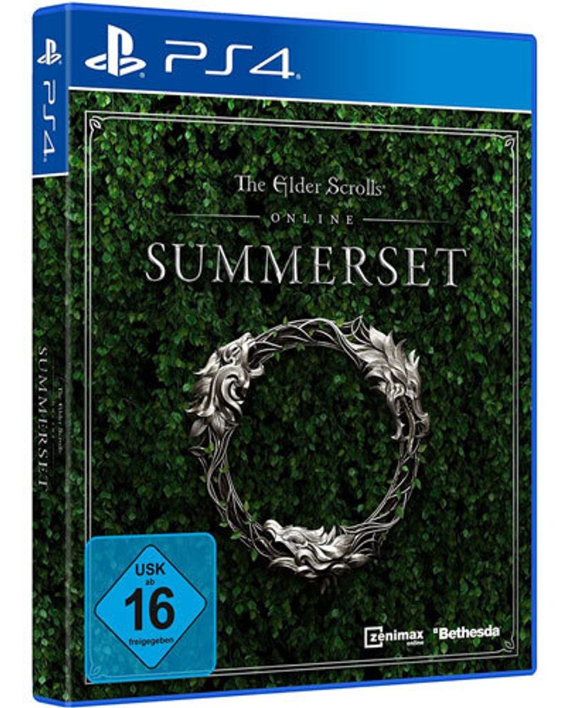 Elder Scrolls Onl.Summerset PS-4 incl Gabe der Königin - Bethesda - (SONY PS4 / Online Games)