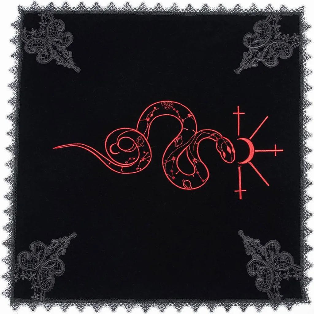 Copricuscino Punk Rave - Serpente cosmico