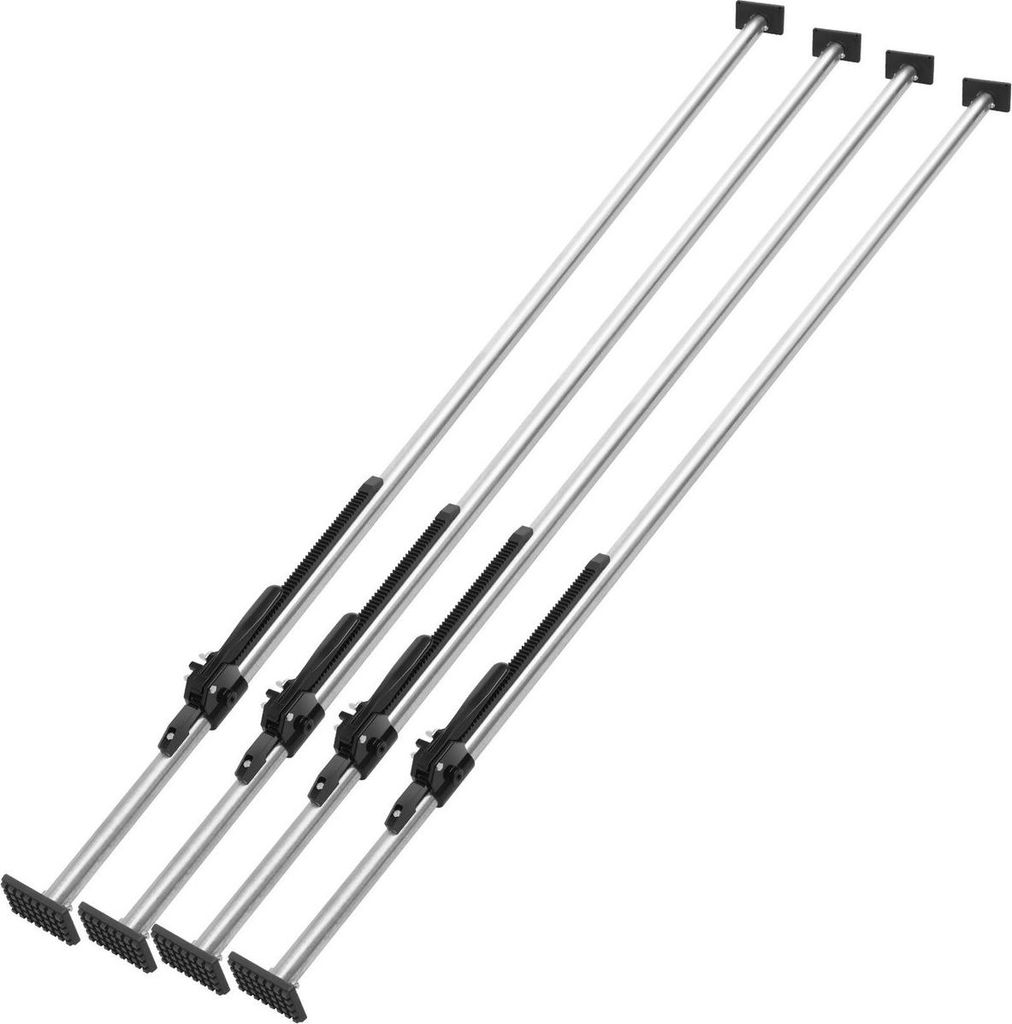 Cargo Bar, Ratcheting Cargo Bar Adjustable from 89" to 104", Heavy-duty Steel Cargo Stabilizer Bar with 309 lbs Capacity, Truck Bed Load Bar for Pi...