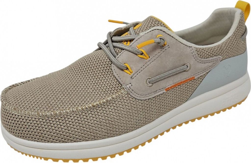 Pitas Herren Leinenschuh in Beige, Größe 43