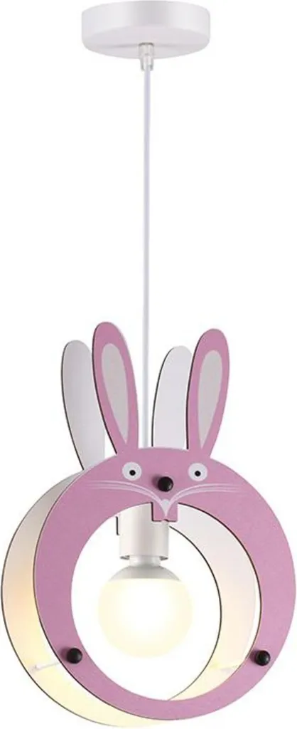 Lampe suspendue Bunny en MDF 100cm réglable pour éclairage enfant E27