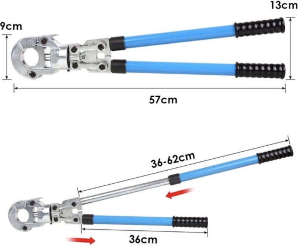 Happyment Rohrpresszange – Crimpzange – Zangenset – Zangensets – Crimpzange – Handpresse – Modell V