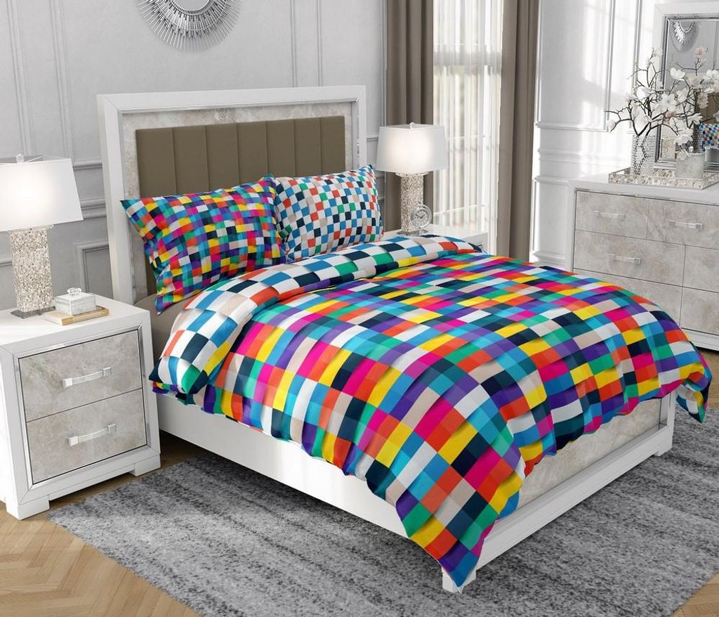 Bettwäsche 140x200 cm + 2x70x80 cm, 3-teilig, 100% Produktbild 