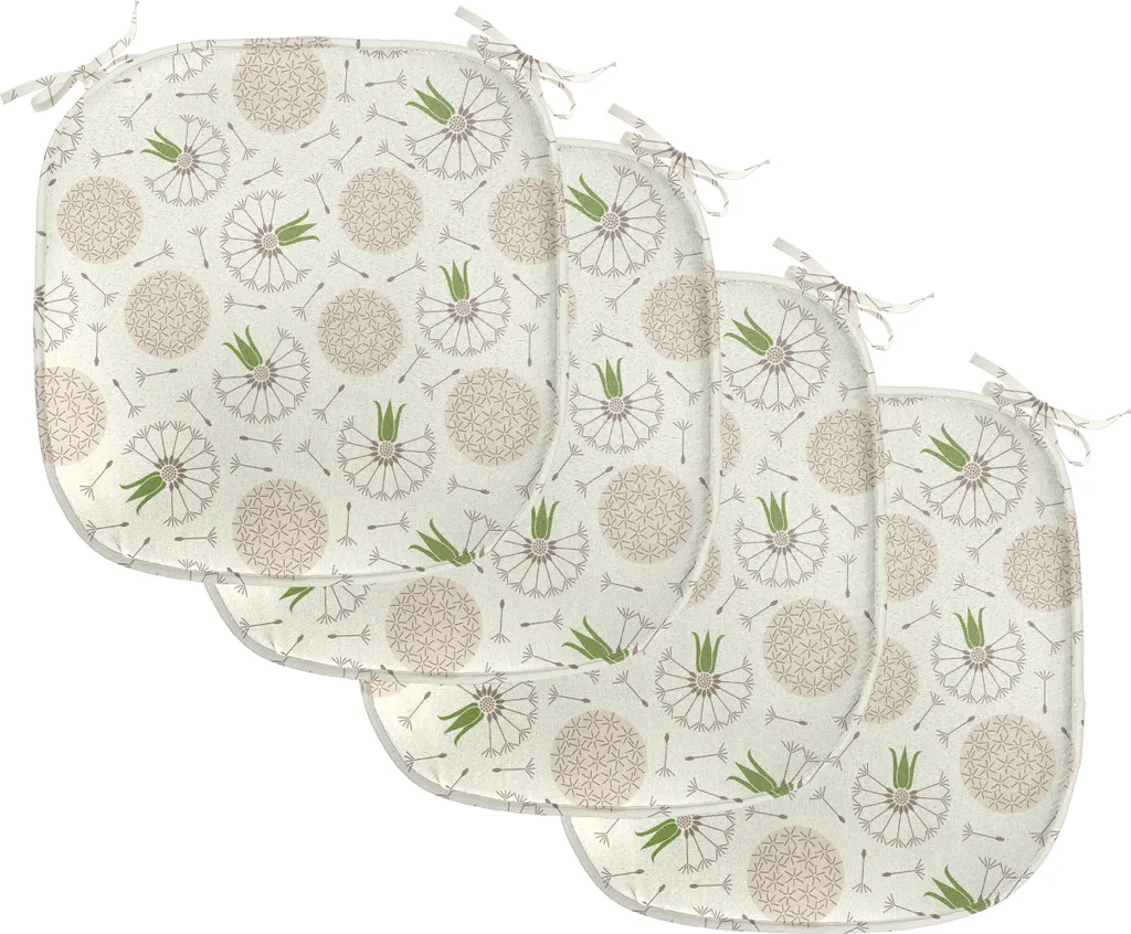 Cuscini Impermeabili per Sedie 40x40 ABAKUHAUS Set 4 da Esterno