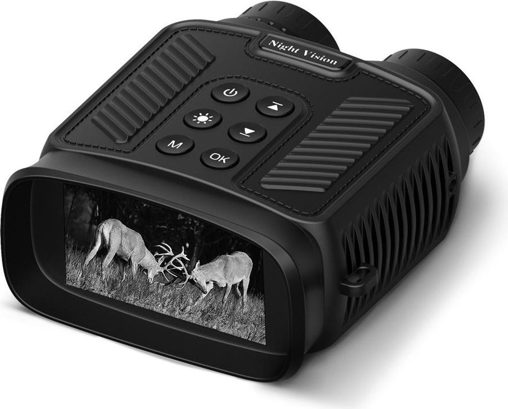 INF 4K Nachtsicht Fernglas - Infrarot Digital Teleskop für Camping und Jagd Schwarz