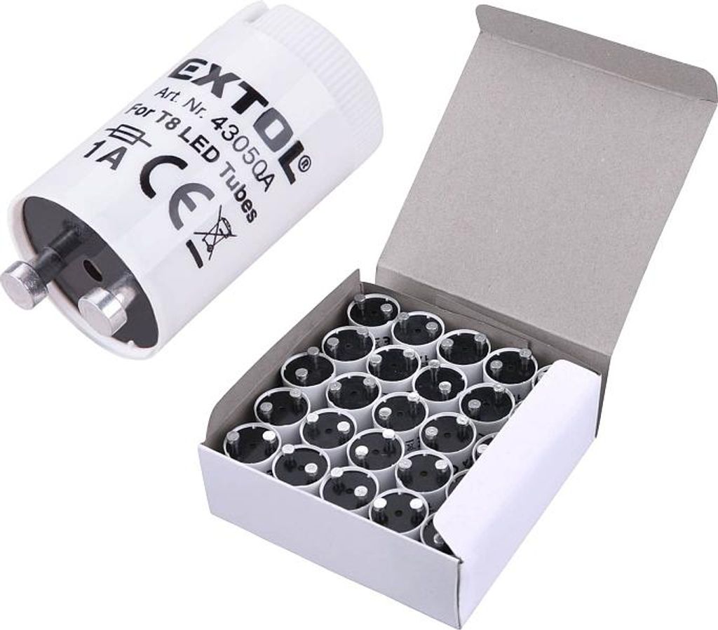 "starter" do świetlówek LED, 25szt Zdjęcie produktu 