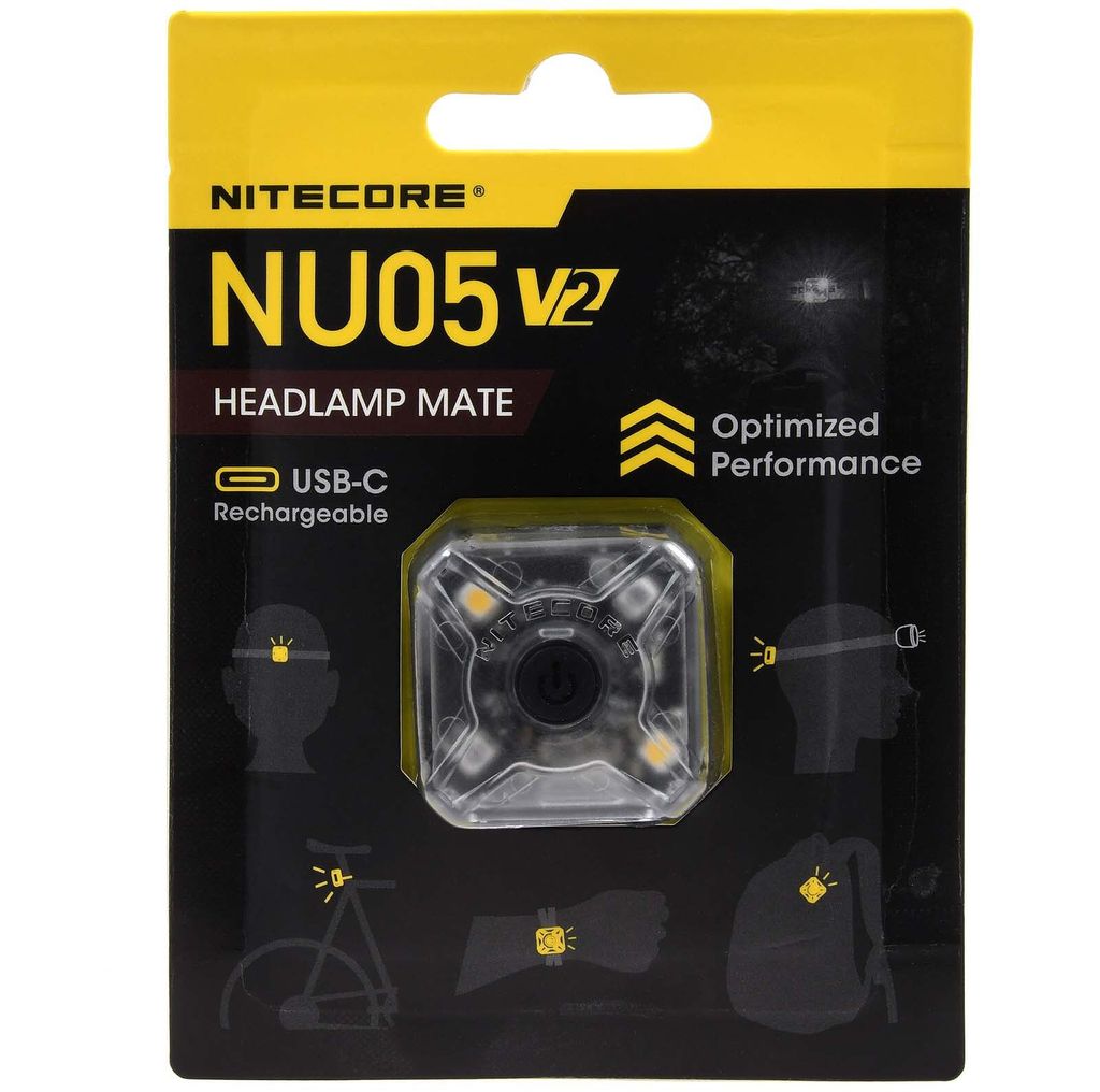 Nitecore NU05 V2 Mini LED Signal-Leuchte, Outdoor Lampe, Produktbild 