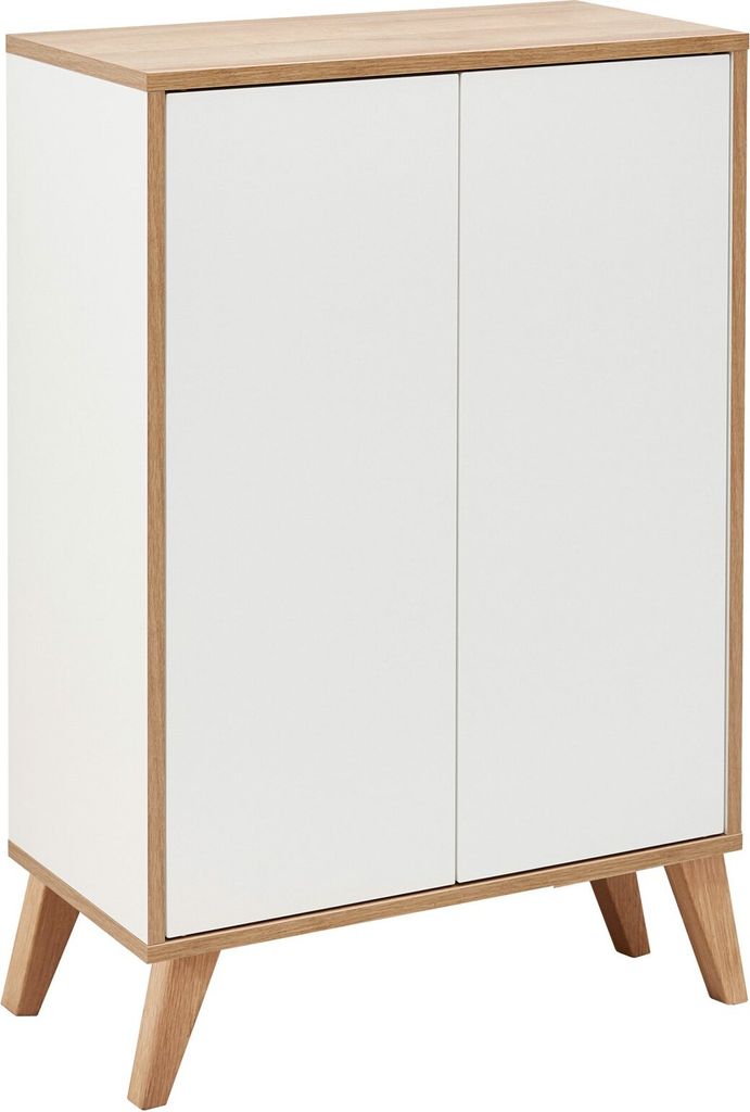 FACKELMANN FINN Badmöbel Set 2 Teile / Doppel-Midischrank Produktbild 