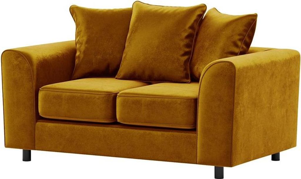Zweisitzer-Sofa Dillon Velvet-Kronos 1-Schaumstoff