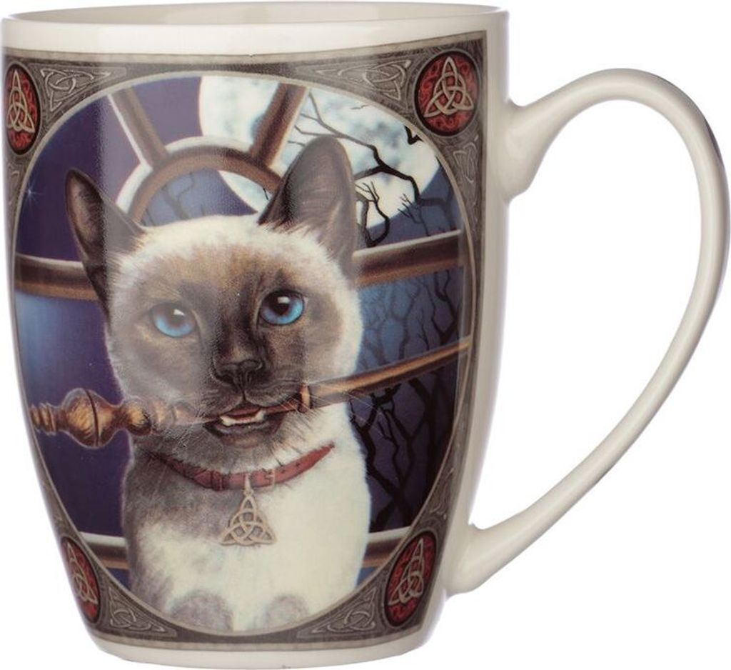 Kaffeebecher Katze Hokuspokus, Lisa Parker Kaffeetasse Tassen Teetassen Kaffeepott Henkelbecher Katzen