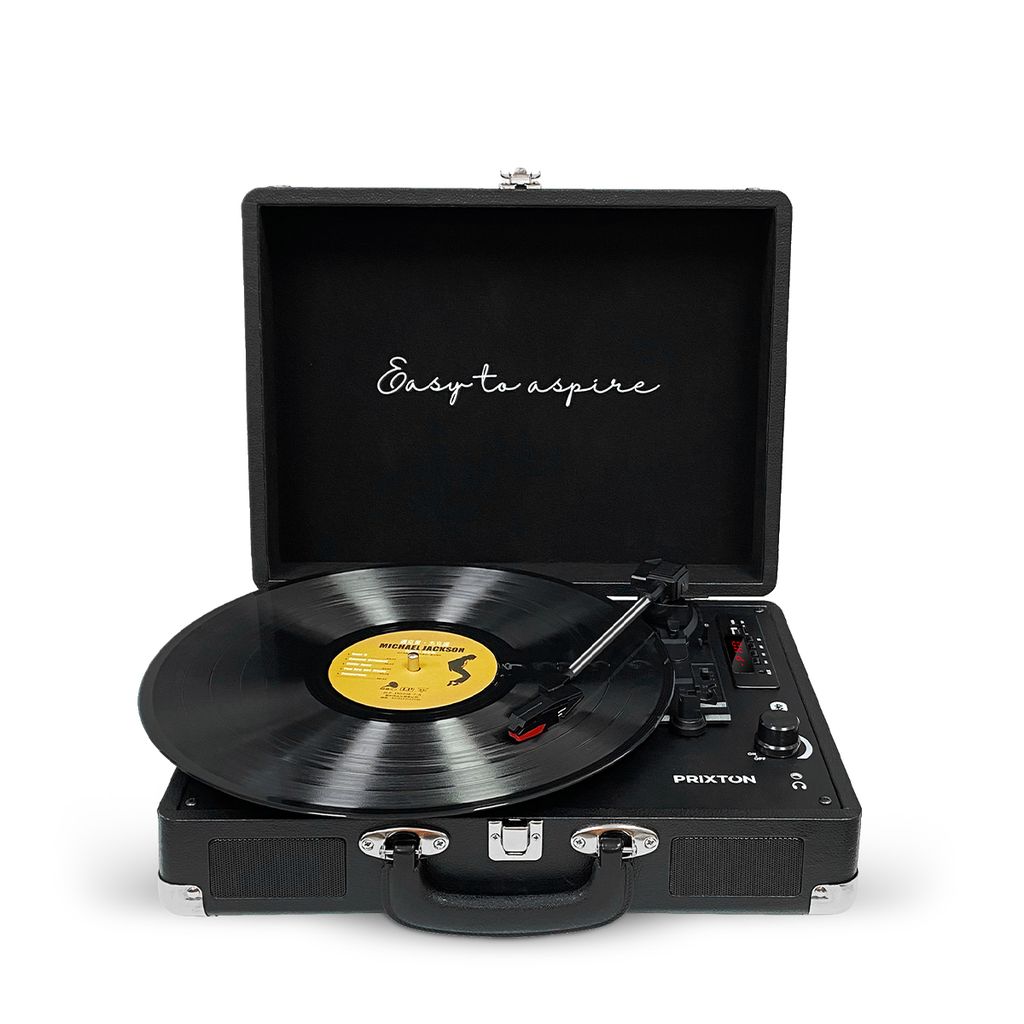 VC400 Bluetooth-Plattenspieler - Vinyl-Player und Konverter - Schwarz
