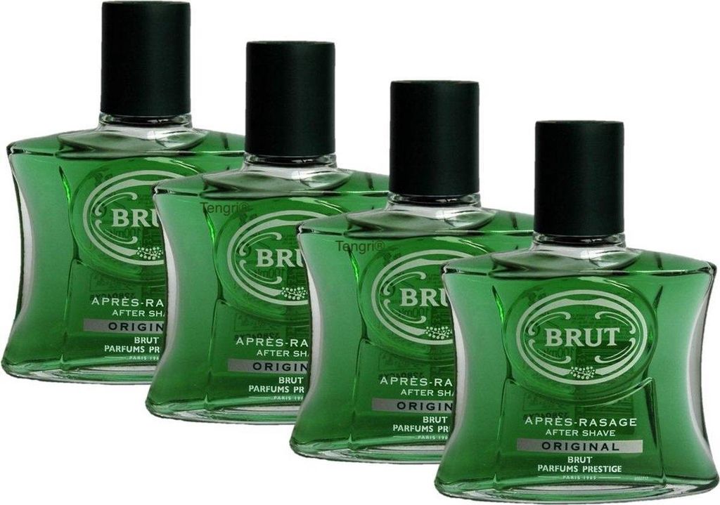 4x Brut Original After Shave 100ml, Rasierwasser für Herren