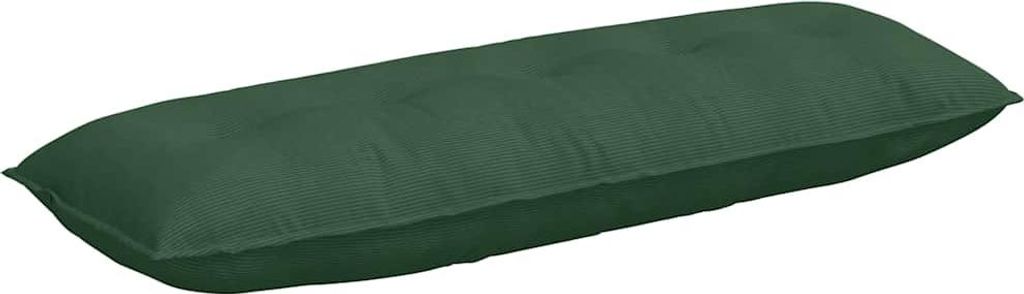 vidaXL Rückenkissen Dschungelgrün 140 x 50 cm Cordstoff