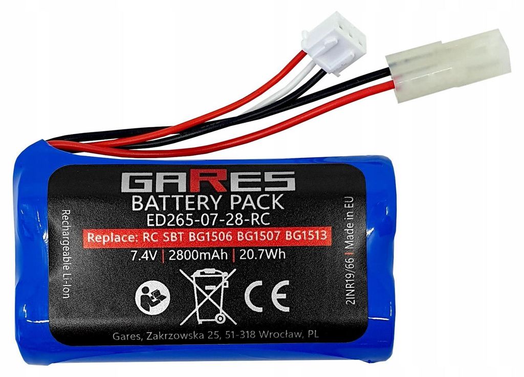 GARES Akumulátor Baterie pro RC SUBOTECH BG1506 BG1507 Obrázek produktu 
