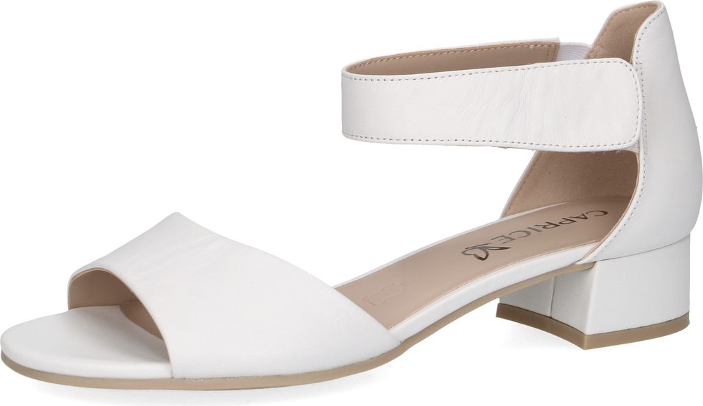 Sandalette - Weiß Leder : 37 : Normal Größe: 37 Weite: Normal