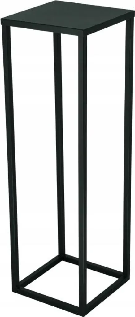 Porte-plante minimaliste en acier noir Loft 80cm SIMPLE 16-1P-80