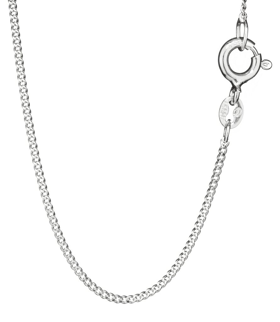 Zilveren ketting, 925 zilver, 45 cm lang, 1,0 mm breed Productafbeelding 