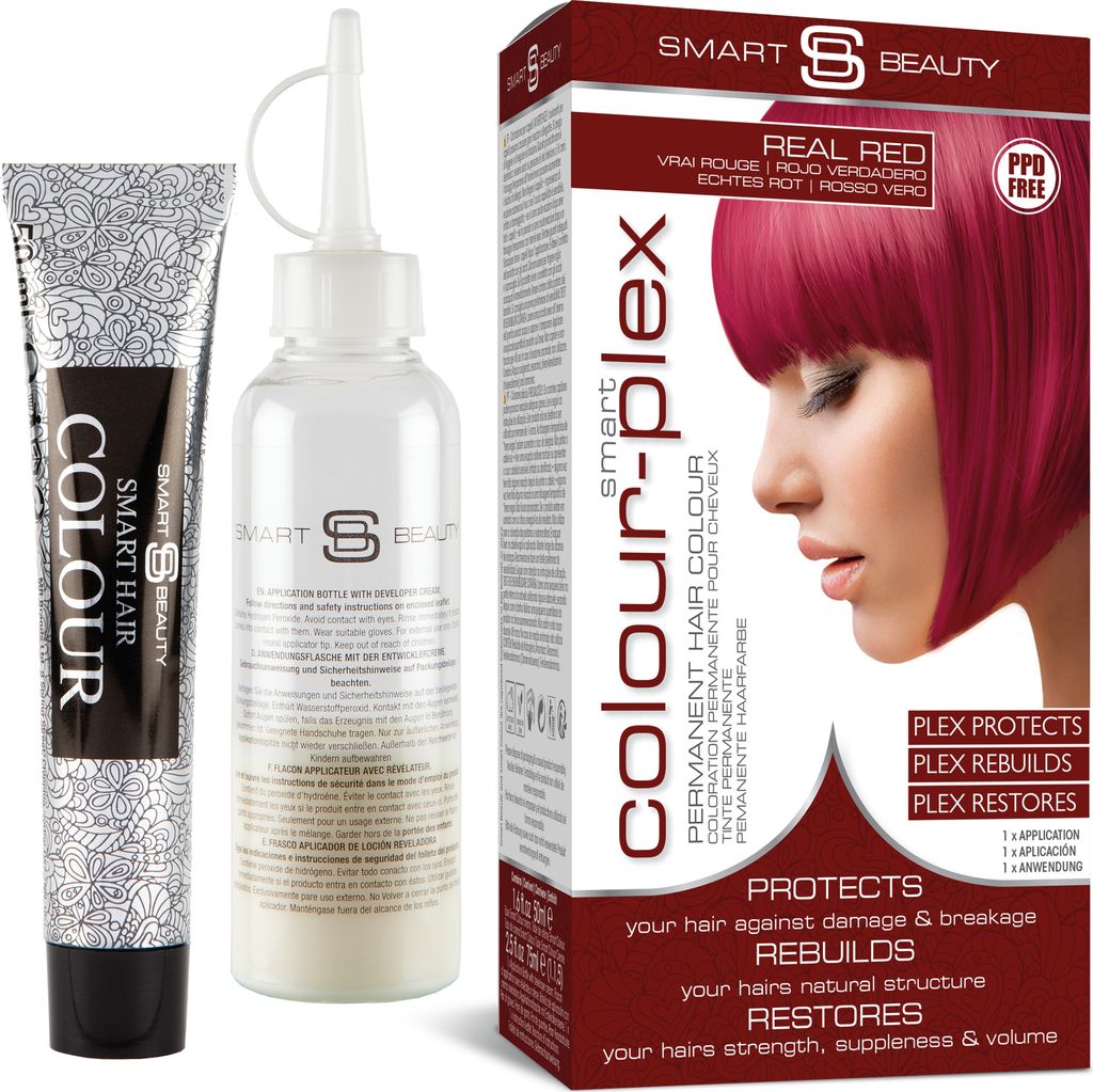Smart Beauty Roter Samt permanentes Haarfärbemittel mit Produktbild 