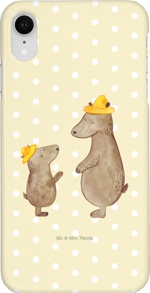 Mr. & Mrs. Panda Iphone XR Handyhülle Bären mit Hut - Gelb Produktbild 