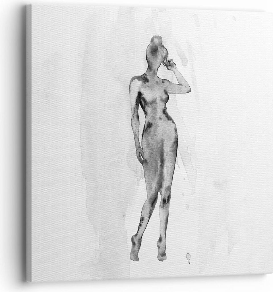 Bild auf Leinwand - Leinwandbild - Einteilig - Nacktheit Frau Körper - 30x30cm - Wand Bild - Wanddeko - Wandbilder - Leinwanddruck - Bilder - Wand...
