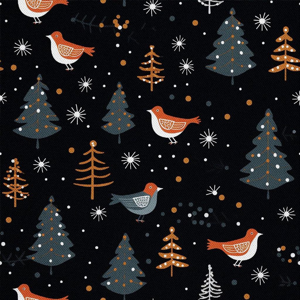 OUTDOOR DEKOSTOFFE OXFORD - Motiv Weihnachtsferien | DX1904