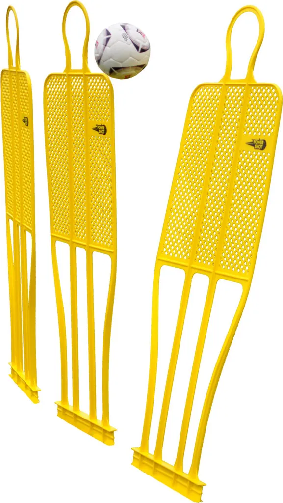 Mannequin de vitrine jaune lot de 3 pour mise en scène commerciale