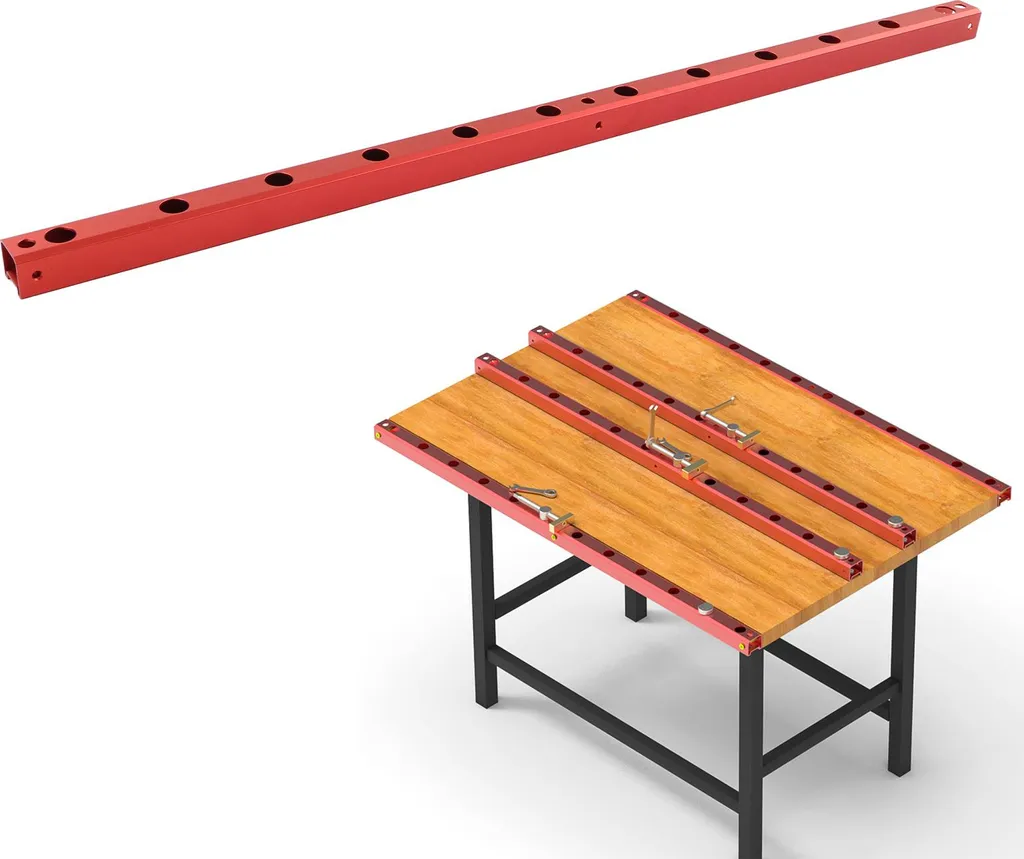 Profilé aluminium pré-percé pour fixer vos guides de coupe sans jeu - 11