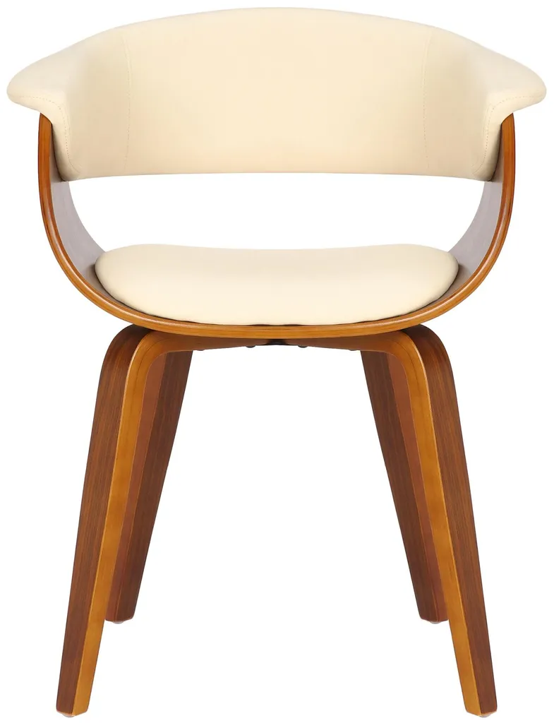 Chaise Bruce Crème : Solution Anti-Taches en Similicuir pour Salle à Manger - 4