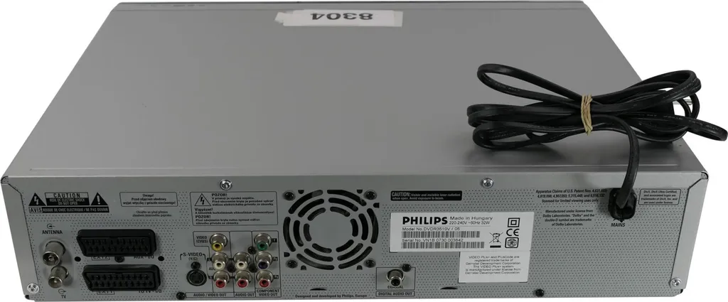 Combiné DVD VHS Philips DVDR3510V/31 - Idéal pour Convertir vos Cassettes - 4