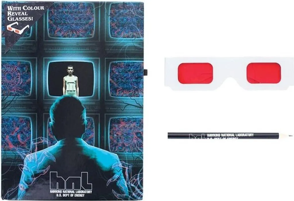 Taccuino Stranger Things Paladone PP9878ST A5 Set Matita e Occhiali