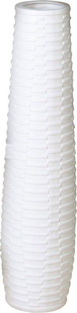 Gilde Vase, "Catania", Keramik, weiß, VE 1, H. 100 cm, D. Zdjęcie produktu 