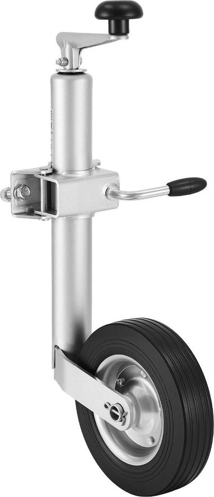 Anhängerheber mit Rad, 150 kg Tragkraft, hochbelastbarer, anschraubbarer Anhängerdeichselheber mit Einzelrad und ergonomischem Griff, 230 mm Hubw...