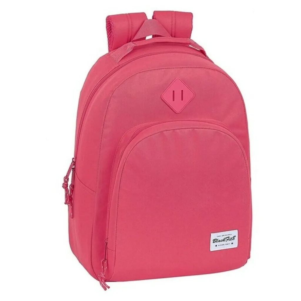Grand sac à dos d'école pour fille Blackfit8 Strawberry par Safta 42cm