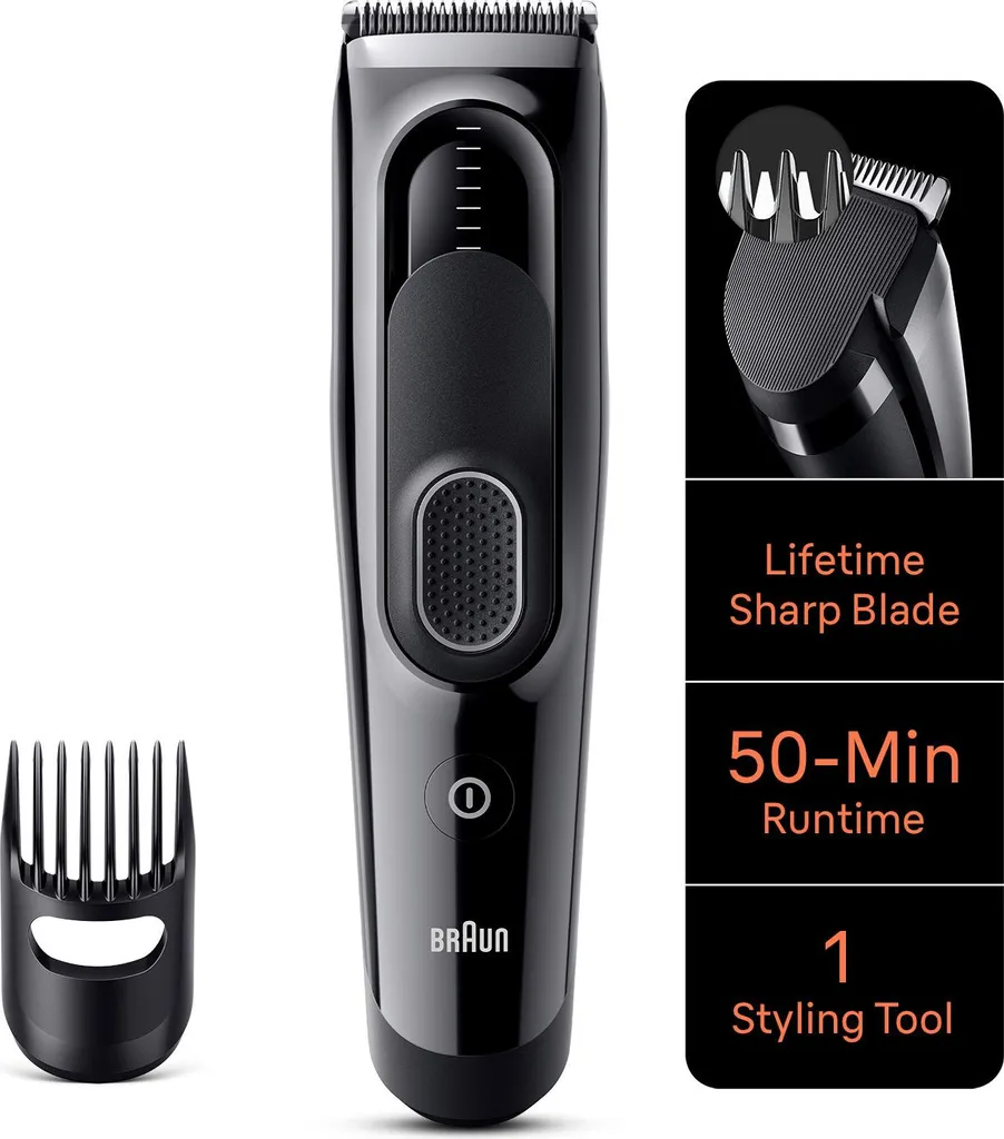 Braun HC5310 Tondeuse cheveux haute performance avec lames inusables - 16