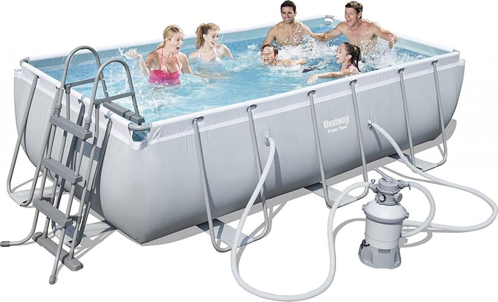 bestway "Bestway Frame Pool Steel Set 404 x 201 mit Produktbild