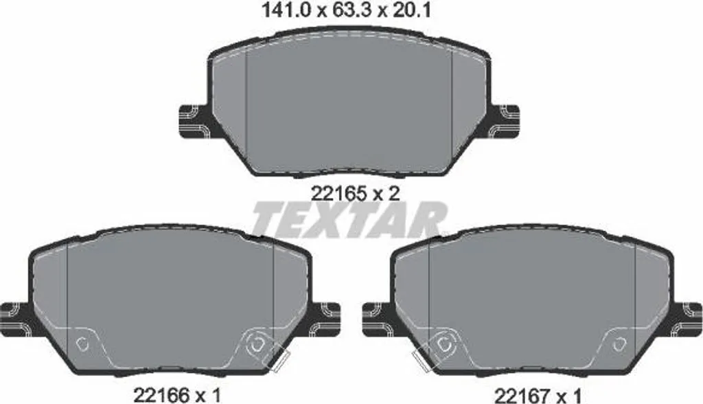 Plaquettes de frein TEXTAR 2216501 : stop aux vibrations et bruits
