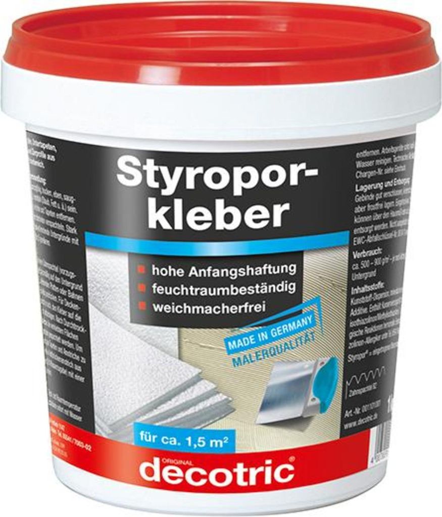 Decotric Styroporkleber 1 kg Produktbild 